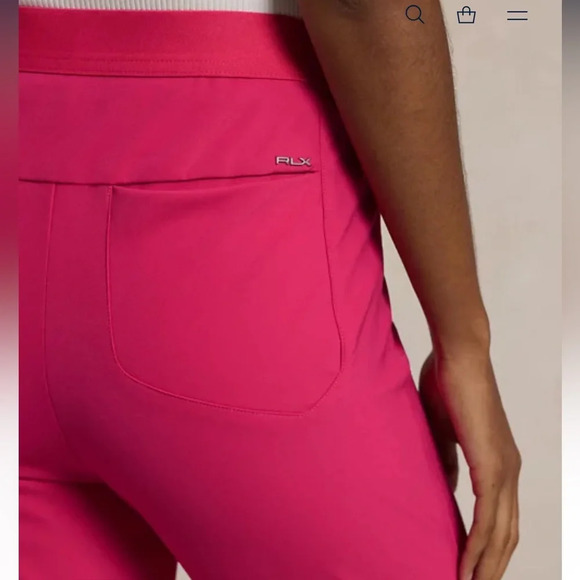 RLX Polo Women’s Stretch Twill Athletic Golf Pink Pant Size 2 NWT - Picture 3 of 10